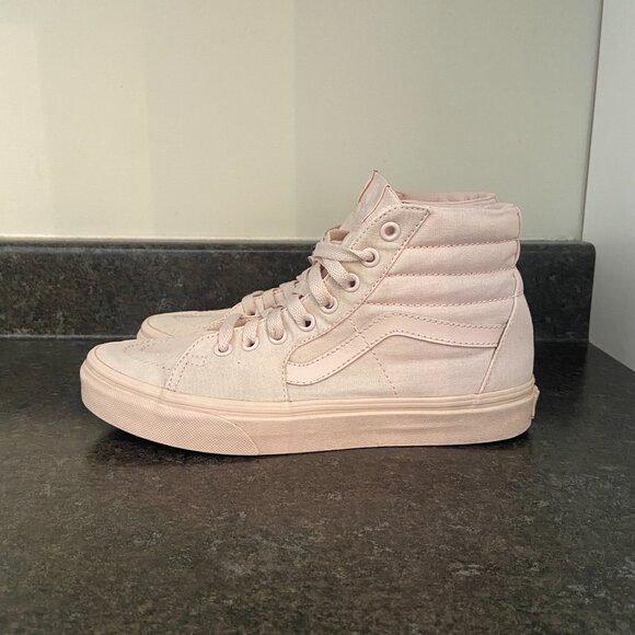 Vans Sk8 Hi Mono Canvas 'Peach Blush' - Size 8 - Picture 4 of 9